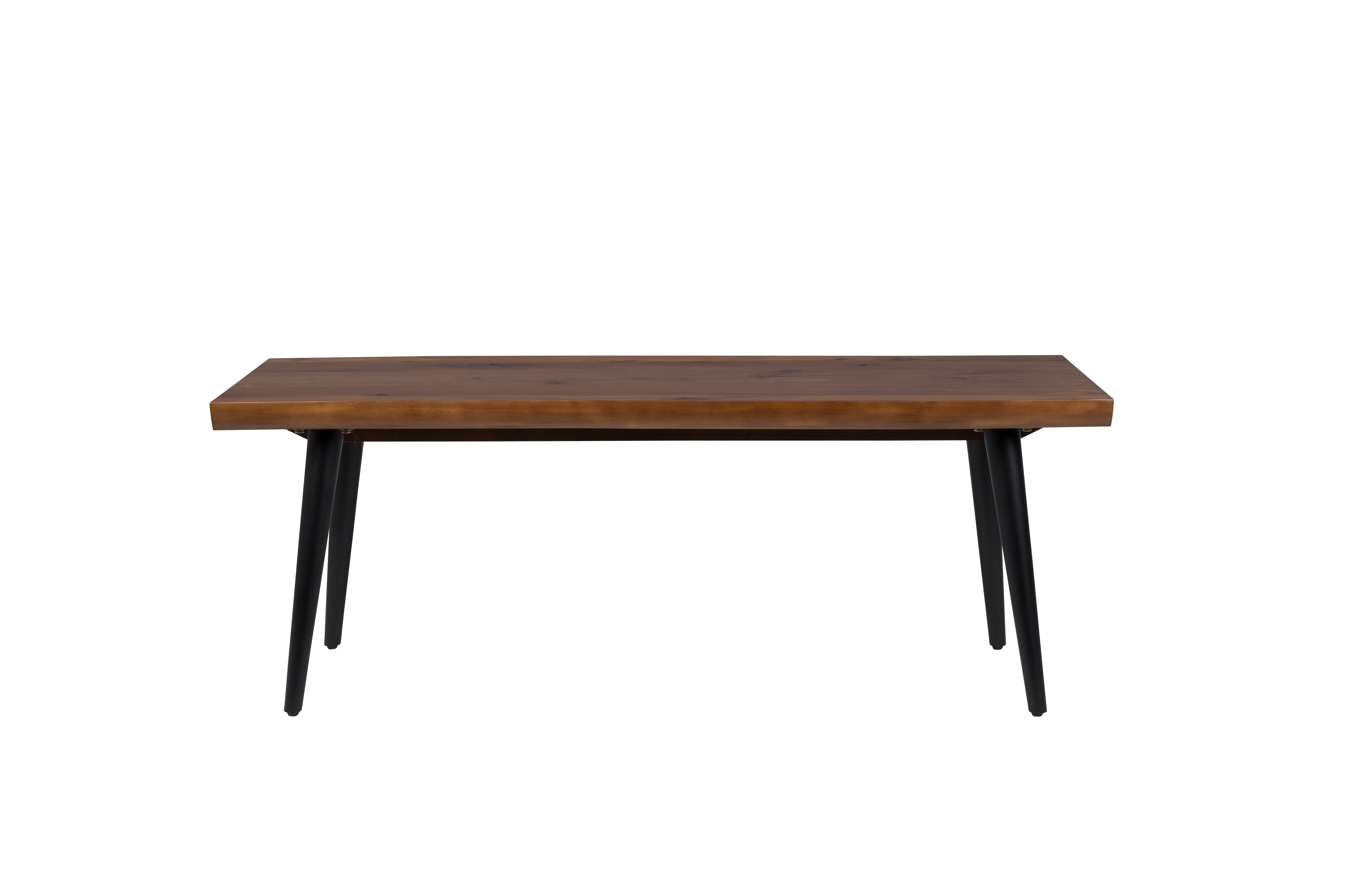 Dutchbone Alagon Walnut Brown Wood Dining Bench 120cm